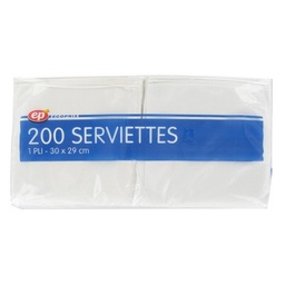 [586388] P200 WHITE HAND-TOWELS.30X29CM  EP