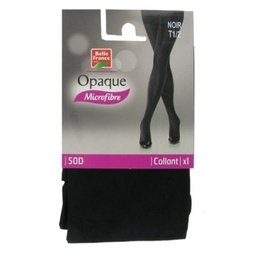 [602466] 50D BLACK OPAQUE TIGHTS SIZE 1/2