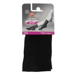 [602540] SOCQUETTE OPAQUE 100D NOIR TAILLE UNIQUE