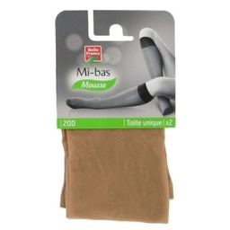 [602581] MOUSSE KNEE-HIGH STOCKINGS 20 DEN - NATURAL - ONE SIZE