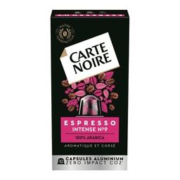 [062901] X10 COFFEEE CAPS N9 CARTE NOIRE