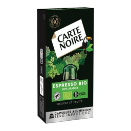 [065060] X10 ORGANIC COFFEE CAPS CARTE NOIRE