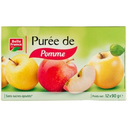 [328005] APPLE COMPTE NO ADDED SUGAR X12 BELLE FRANCE