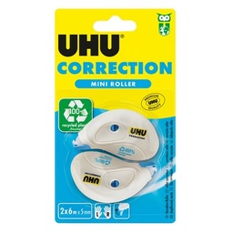 [800581] Lot de 2 rollers correcteur mini 6mx5mm