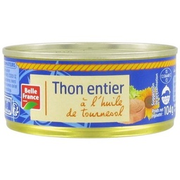 [517268] THON ENTIER HUILE TOURNESOL BF BOITE 1/5 160 G