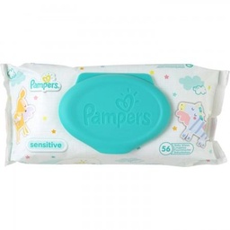 [584722] Pampers Sensitive Lingettes Pour Bébé 1 Paquet = 52 Lingettes
