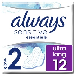 [846642] Always Sensitive Essentials Long T2 Ailettes Serviettes 12