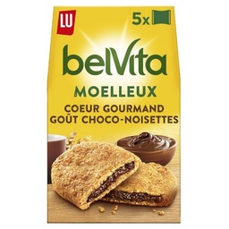 [010223] Belvita Le Moelleux Coeur Gourmand Chocolat Noisettes 250g