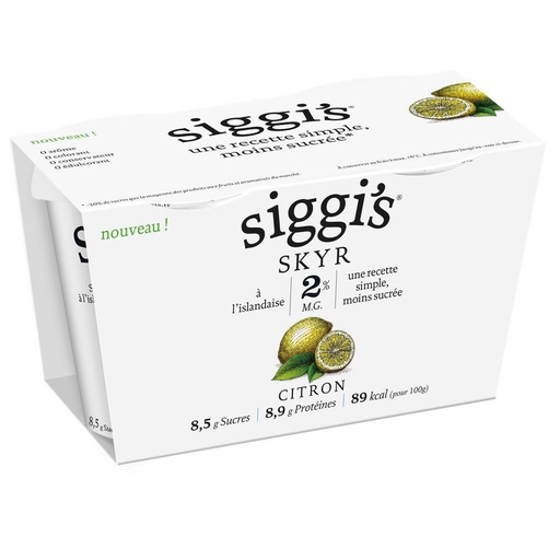 [665547] YOGURT SKYR LEMON X2 SIGG