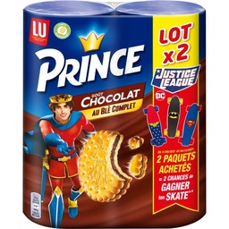 [013607] CHOCOLATE PRINCE DE LU COOKIES 2X300G