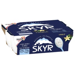 [665646] SKYR YOGURT 0 VANILLA X4 YOPLA