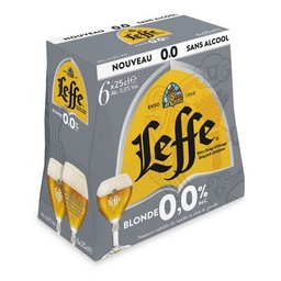 [629840] Bière Blonde Sans Alcool  Leffe 0,0% 6x25cl