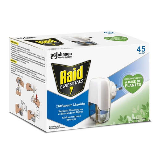 [749945]  ELECTRIC ANTI INSECT DIFFUSER 45N RAID