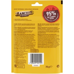 [633644] BEEF RANCHOS DOG TREAT 70G PEDIGRE