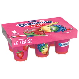 [668889] STRAWBERRY STRAWS X6 DANONINO