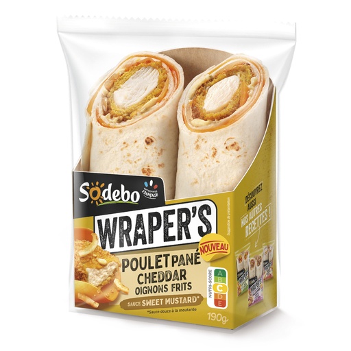 [840801] BREADED CHICKEN WRAP 2X95