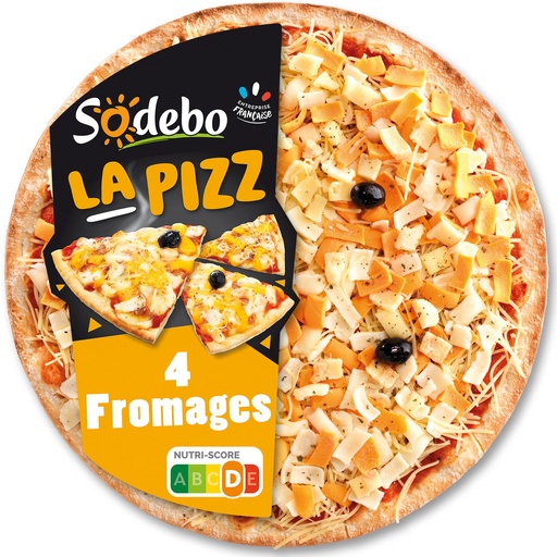 [929042] SODEBO PIZZA LA PIZZ 470G 4 FROMAGES
