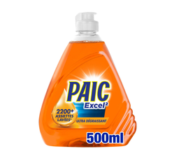 [635722] Liquide Vaisselle Paic Excel 2 Actif à froid Dégraissant - 500ml