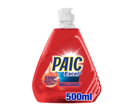 [635763] Liquide Vaisselle Paic Excel 2 Actif à froid Brillance - 500ml