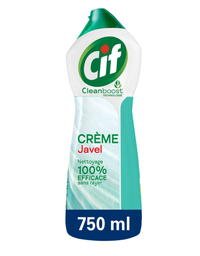 [710103] Cif Crème à Récurer Javel CleanBoost 101 Usages 750ml