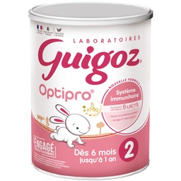 [632265] GUIGOZ 2 OPTIPRO INFANT MILK 2ND AGE FROM 6 MONTHS - 830G