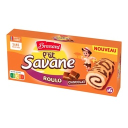 [028845] CHOCOLATE HAZELNUT FILLED ROLLS X7 175G - BROSSARD