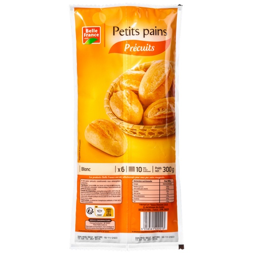 [037580] PETIT PAIN PRECUIT BF 6 X 50G 