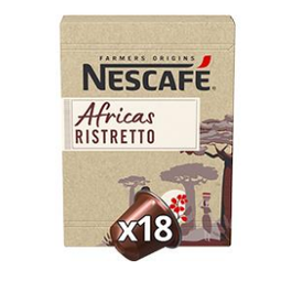 [059121] X18 COFFEE CAPS AFRICAS NESCAFE