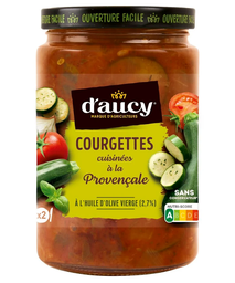 [492967] COURGETTES CUISINEES A LA PROVENCALE D'AUCY 380G