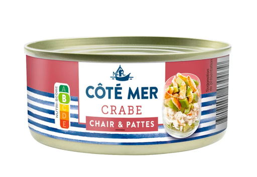 [639823] CRABE CHAIR ET PATTES CÔTÉ MER - 105G x 12