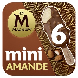 [998260] Magnum Glace Bâtonnet Mini Amande 6x55ml