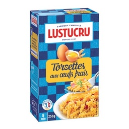 [170647] LUSTUCRU EGG PASTA TORSADES 250G