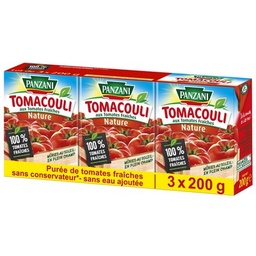 [271189] 3X200G  TOMATO PUREE TOMACOULI PANZANI PANZANI