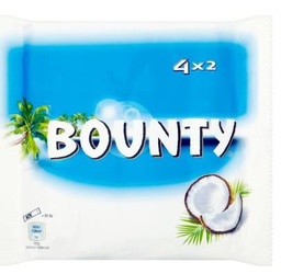 [118968] COCONUT BAR COATED IN CHOCOLATE - BOUNTY X4 228G