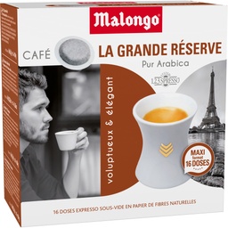 [062182] PURE ARABICA COFFEE PODS  MALONGO X16