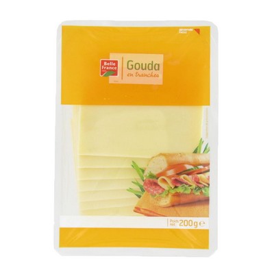 [682724] CHEESE : SLICED GOUDA  200 G BF