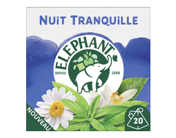 [097162] ELEPHANT NIGHTTIME INFUSION 20 TEA BAGS X12 FR