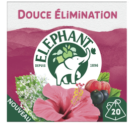[097188] ELEPHANT INFUSION GENTLE DETOX 20 TEA BAGS X12 FR