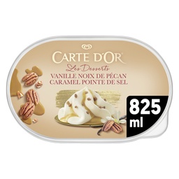[828186] Carte D'Or Ice Cream Vanilla Pecan Caramel Point of Salt 825ml