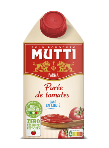 [420802] Mutti Tomato Purée 500g Tetra Pak