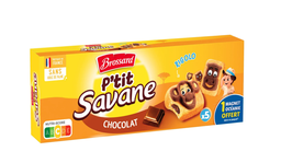 [028563] "P'TIT SAVANE RIGOLO" CHOCOLATE BISCUITS X5 150G
