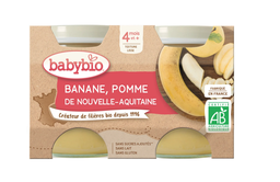 [492926] 2X130G BANANA APPLE BABY COMPOTE.BABY