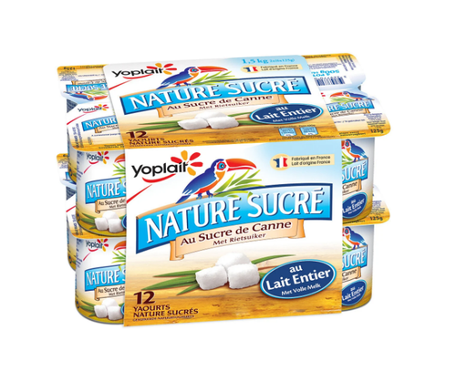 [664045] PLAIN SWEETENED YOGURT 125GX12 YOP