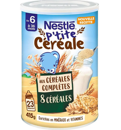 [656785] P'TITE CEREALE : 8 cereals flavor 415g