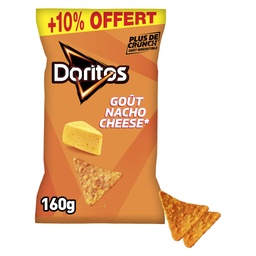 [752105] DORITOS NACHO CHEESE 160G+10% FREE