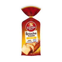 [041749] BRAIDED BRIOCHE WITH PEARL SUGAR 400G