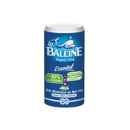 [300129] FINE SALT -30% SODIUM 350G - BALEINE