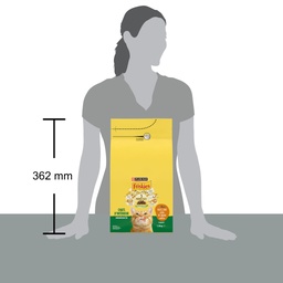 [514760] 1.5KG INSIDE ADULT KAT CHICKEN/VEGETABLE KIBBLES .FRISK