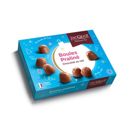 [888685] BOX JACQUOT MILK CHOCOLATE PRALINE BALLS 1K