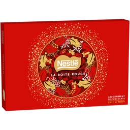 [871665] NESTLÉ RED BOX ASSORTMENT OF MILK AND DARK CHOCOLATES 400G